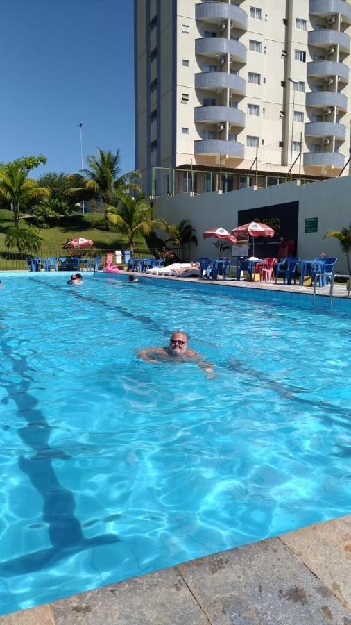 Hotel Golden Dolphin Resort - Flat No Decimo Andar Quarto Com Varanda Caldas Novas Exterior photo