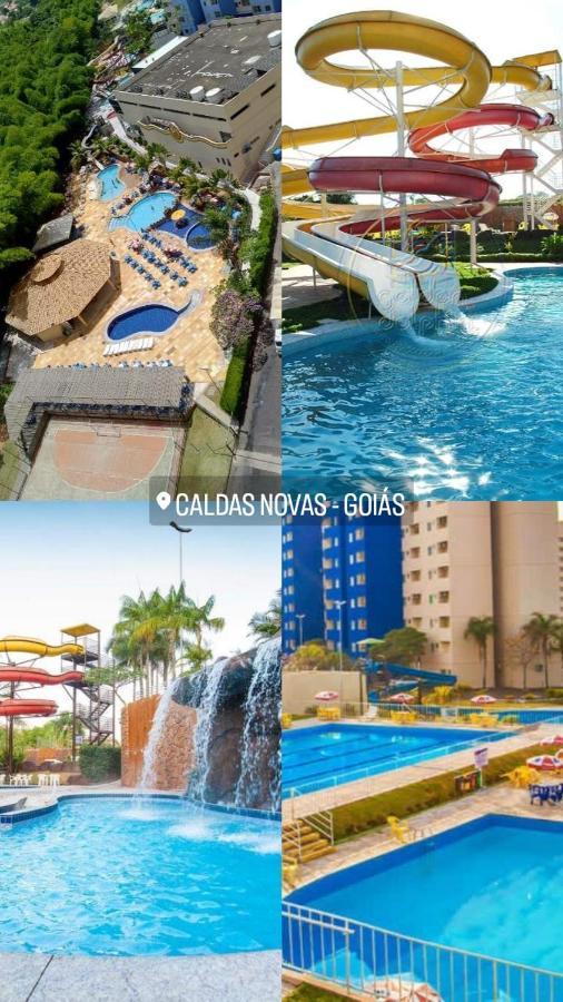 Hotel Golden Dolphin Resort - Flat No Decimo Andar Quarto Com Varanda Caldas Novas Exterior photo